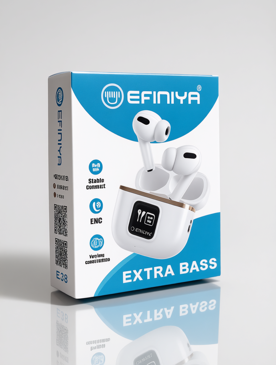 EFINIYA Extra Bass Air Buds Pro E38 | Airpods Pro Shape