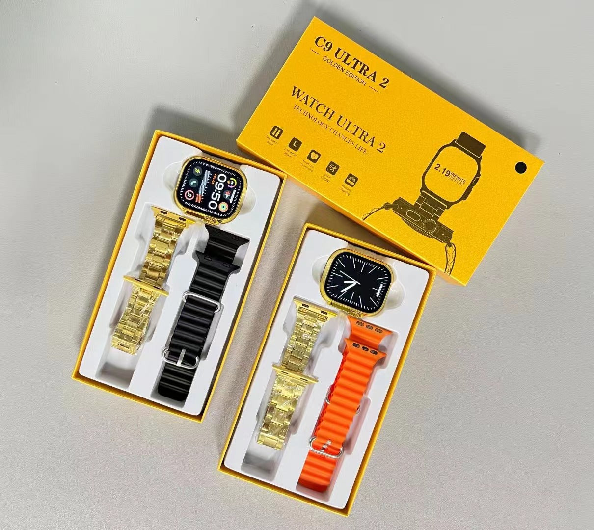 C9 Ultra 2 Golden Edition Smart Watch