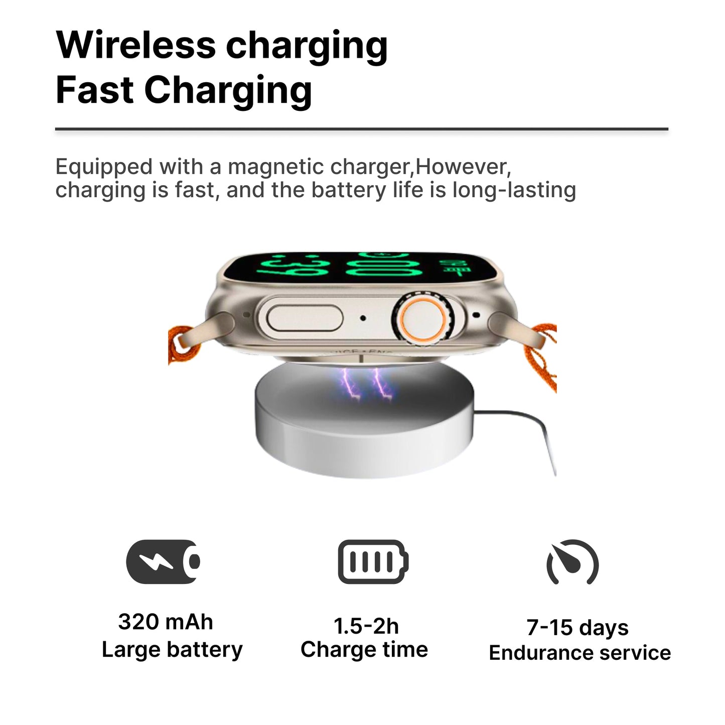 T10 Ultra 2 Smartwatch 2.09 Inch Display, 49MM Straps