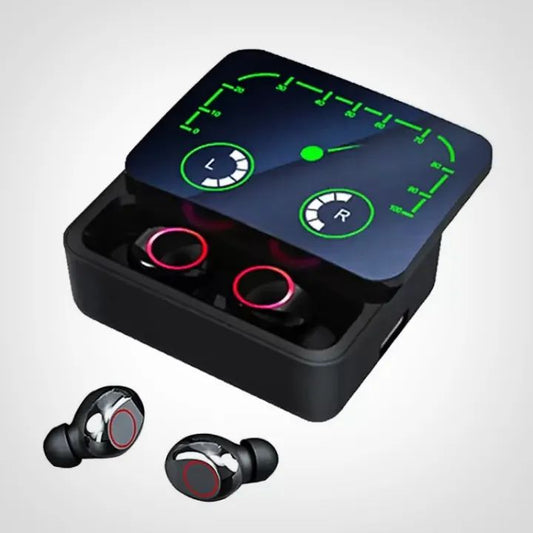 Original M90 Max Headphone Gaming ENC Noise Cancelling Earphones M90 Pro Ture Wireless Earbuds with LCD Sliding Charging Case