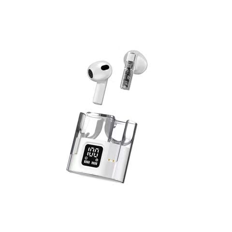 Original Wireless Earbuds G70 Bluetooth Earphone Transparent HIFI Headphones LED Power Digital Display Stereo Sound Earphones for all Bluetooth Smart devices.