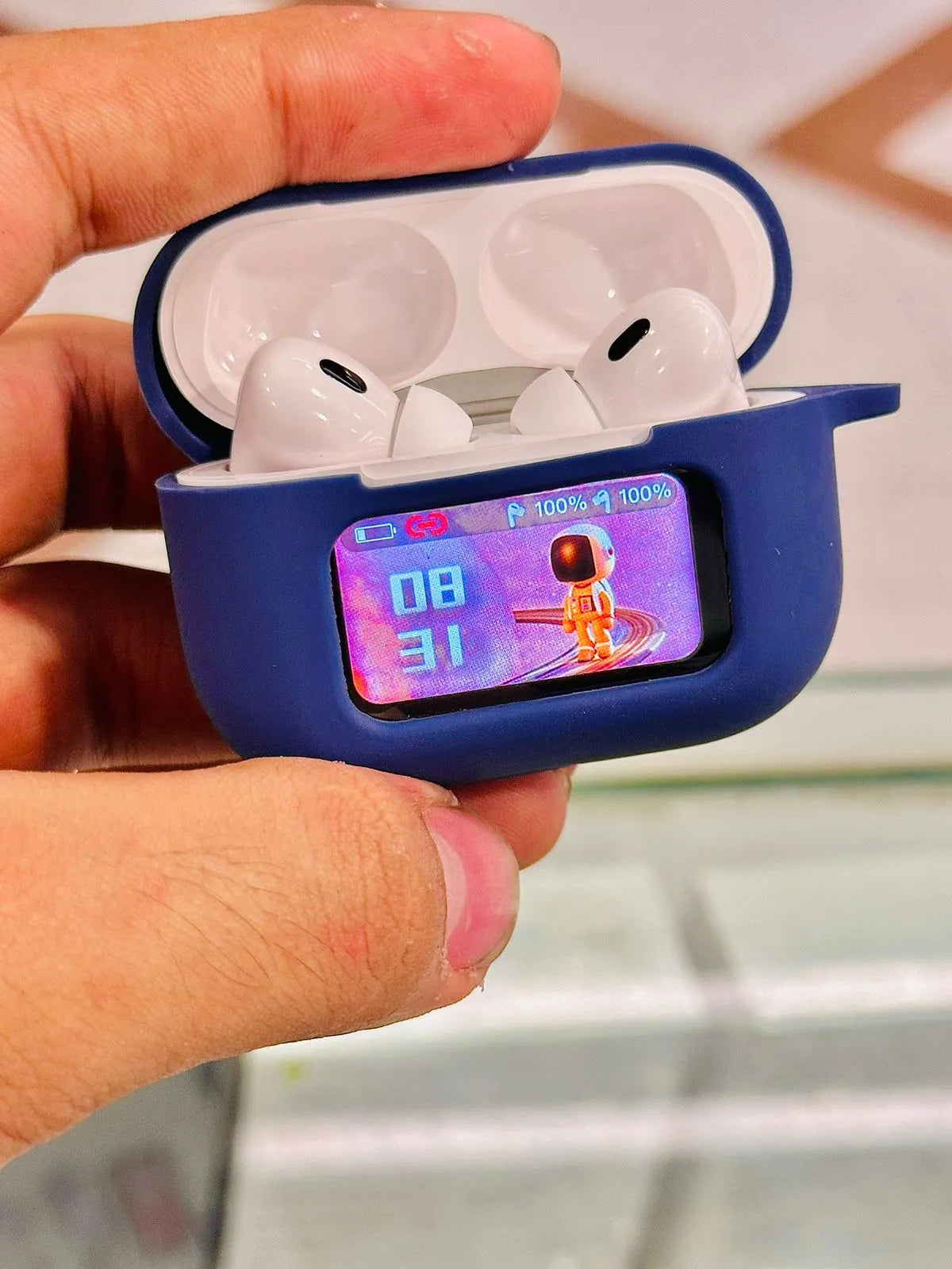 Soft Silicone LCD AirPods Pro Case - Anti-Scratch & Dustproof Cover