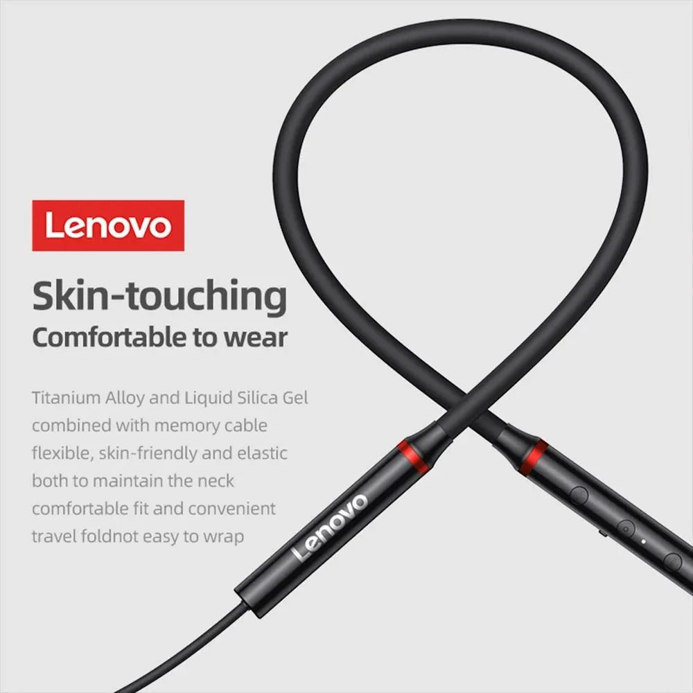 Lenovo HE05X 2 Bluetooth 5.0 Earphones | HIFI Magnetic Neckband Headset