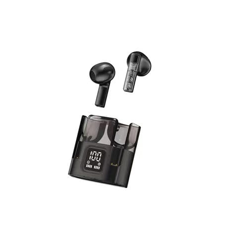 Original Wireless Earbuds G70 Bluetooth Earphone Transparent HIFI Headphones LED Power Digital Display Stereo Sound Earphones for all Bluetooth Smart devices.