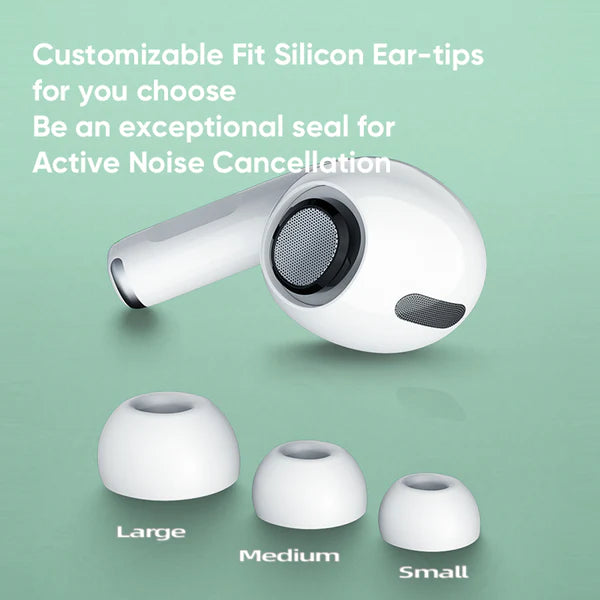 Original JOYROOM ANC Wireless Earbuds Pro 2 with Eartips & Silicone cover | Heavy Bass | Long Battery
