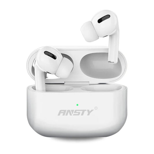 ANSTY Wireless Earbuds, Bluetooth 5.3, Touch Control, HD Mic, 5-Days Battery Life, AST-B16 White
