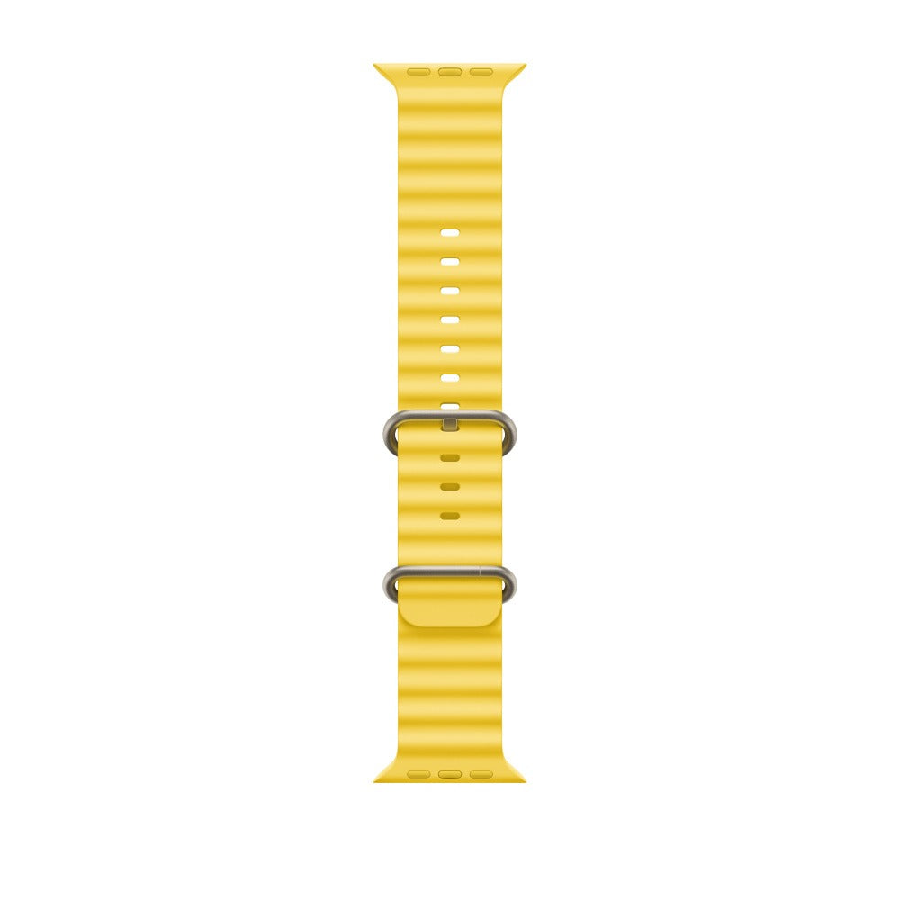 Silicone Ocean Band Strap for Smart Watch Ultra 8 7 6 5 4 SE 45mm 49mm 44mm 42mm