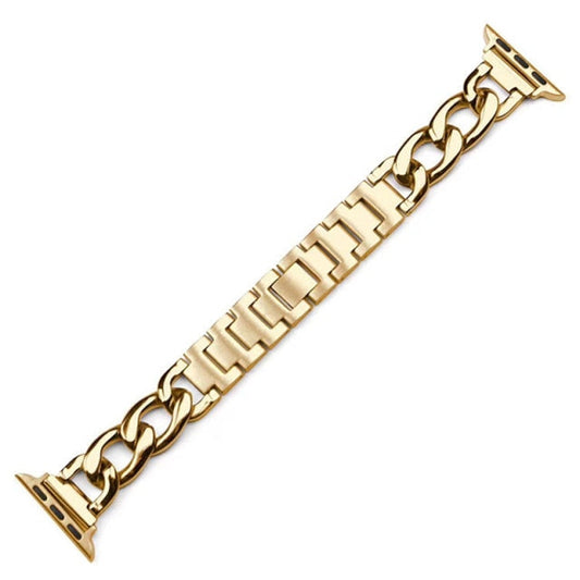 Cuban Link Strap for Apple Watch – Luxury Stainless Steel Bracelet