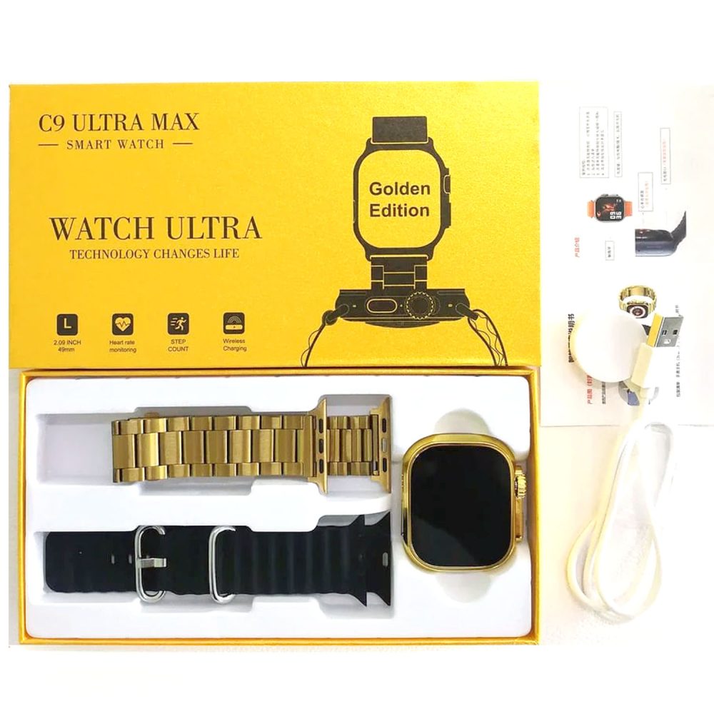 C9 Ultra 2 Golden Edition Smart Watch