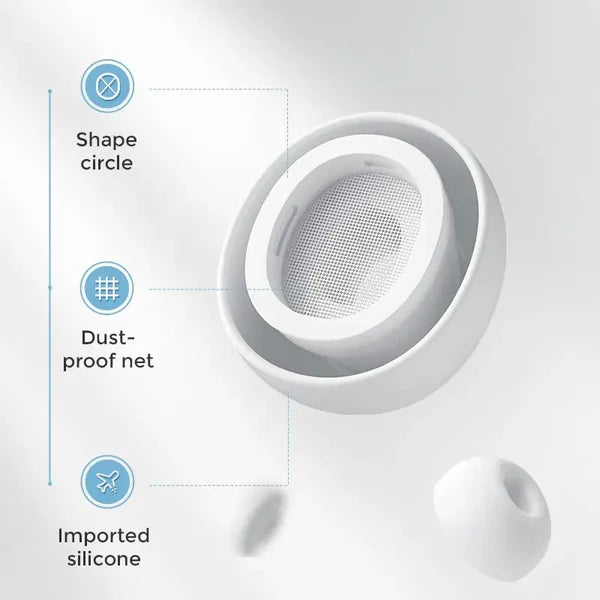 Original JOYROOM ANC Wireless Earbuds Pro 2 with Eartips & Silicone cover | Heavy Bass | Long Battery